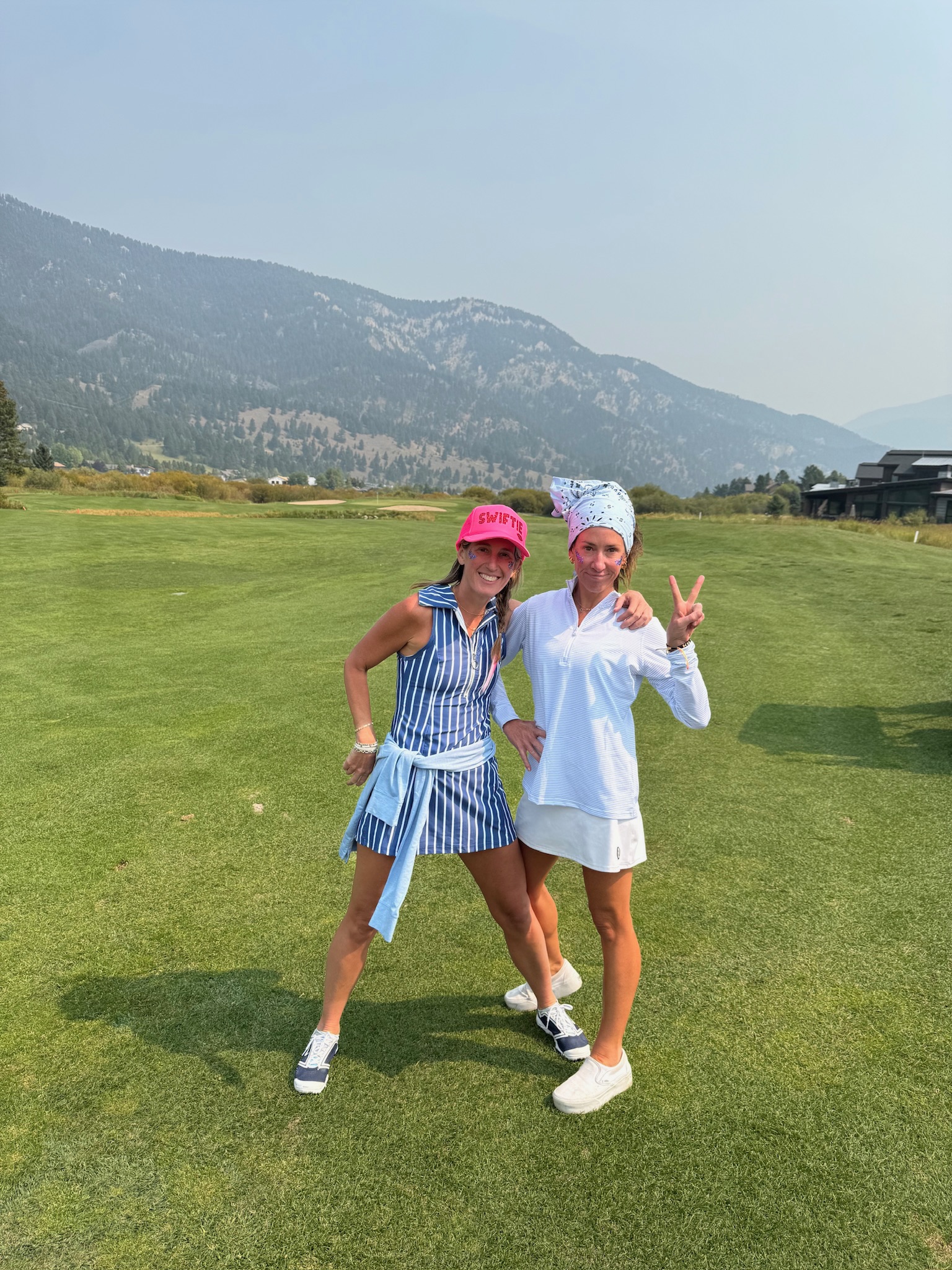 On the course