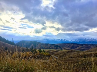 On the mountain