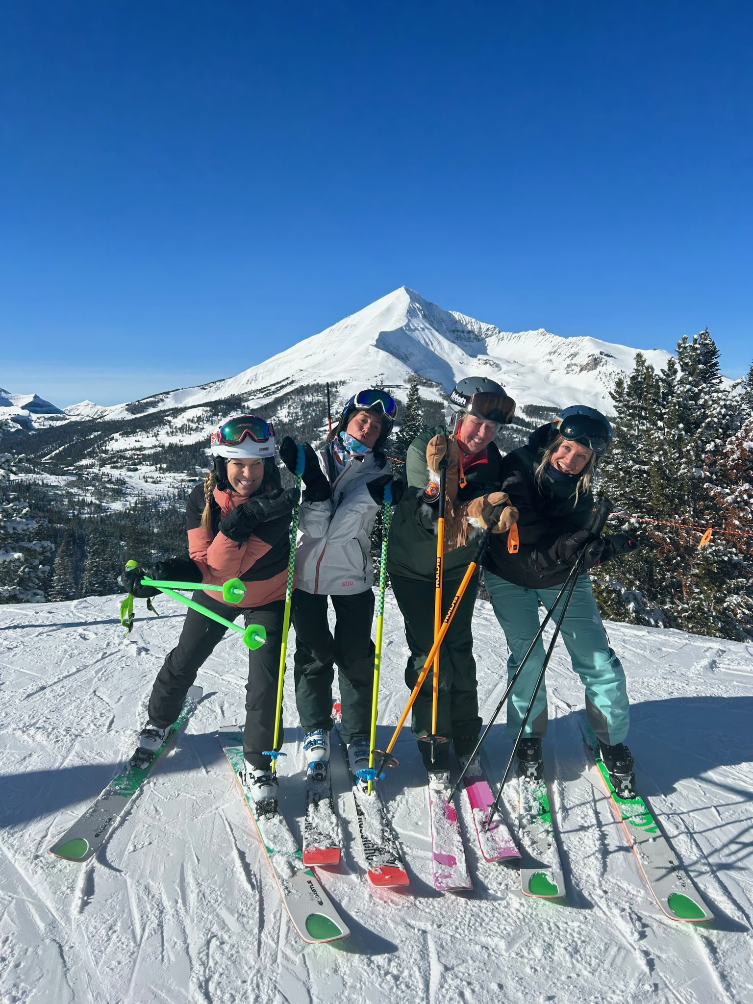 On the mountain