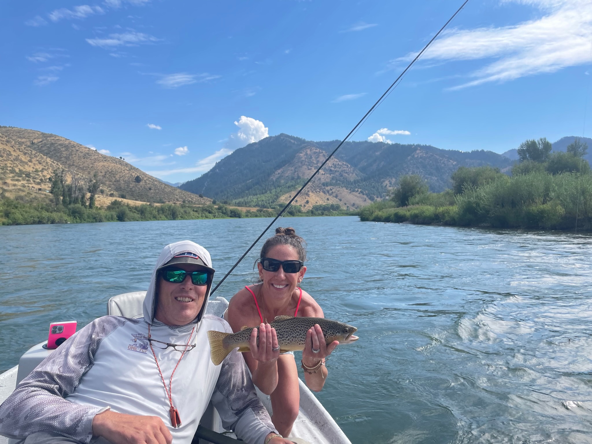 On the water