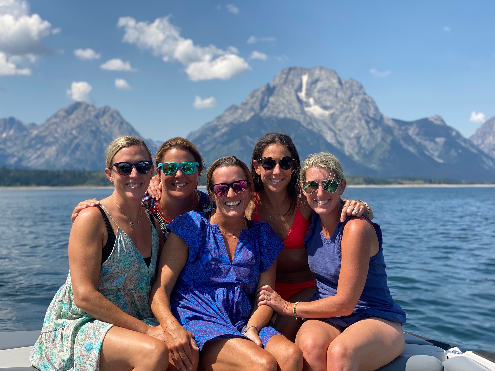 On the water