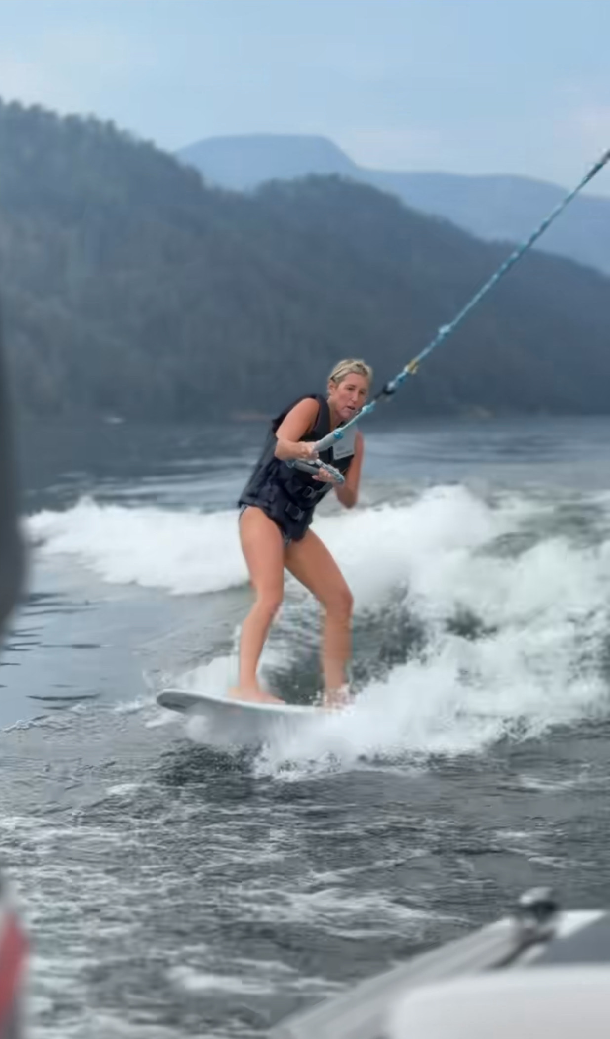 On the water